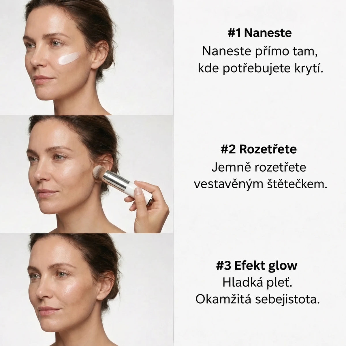 Jak nanášet make-up 2 v 1 ve 3 krocích