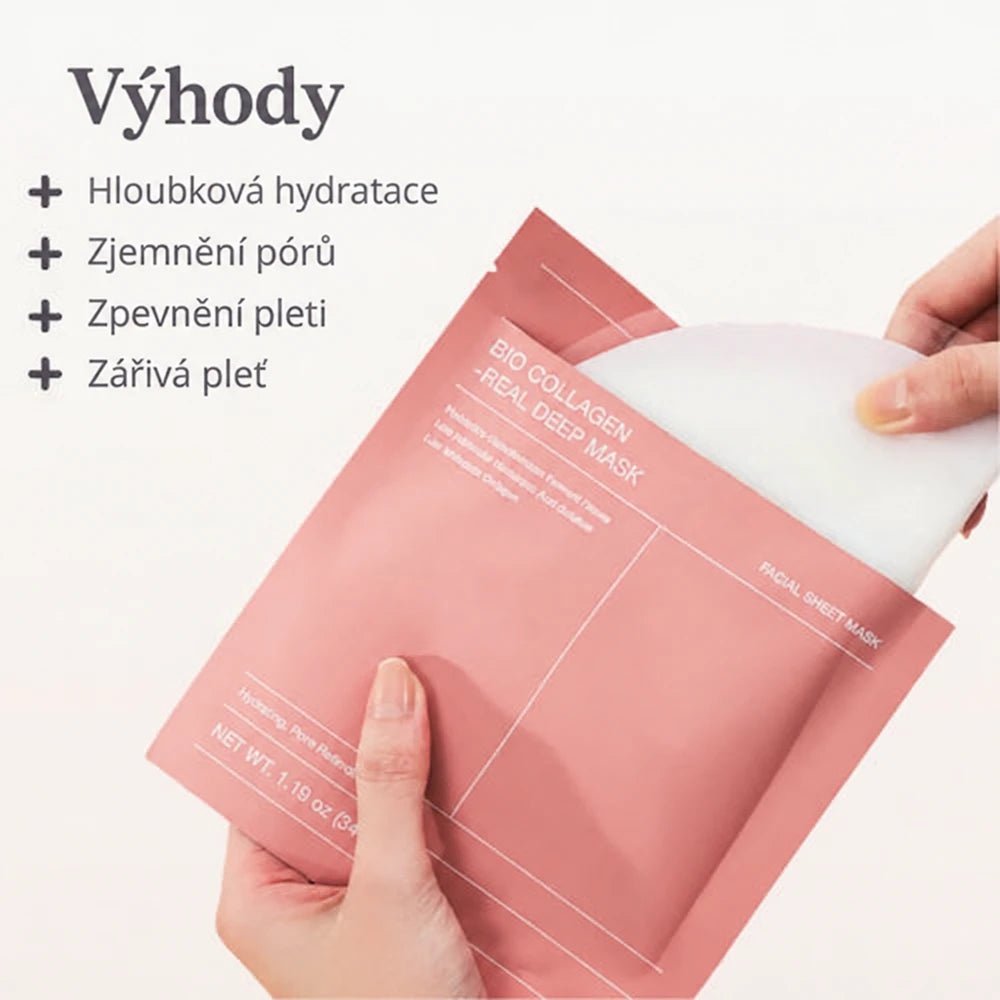 Výhody bio-kolagenové masky