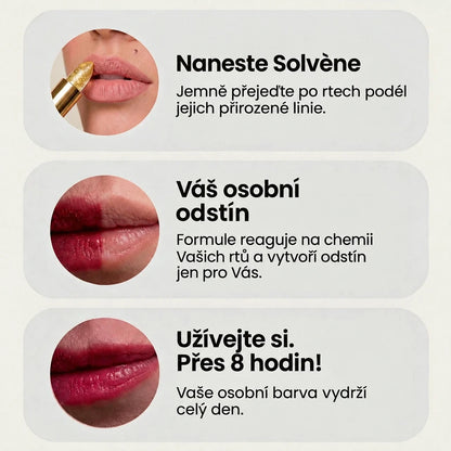 Jak používat rtěnku Solvène